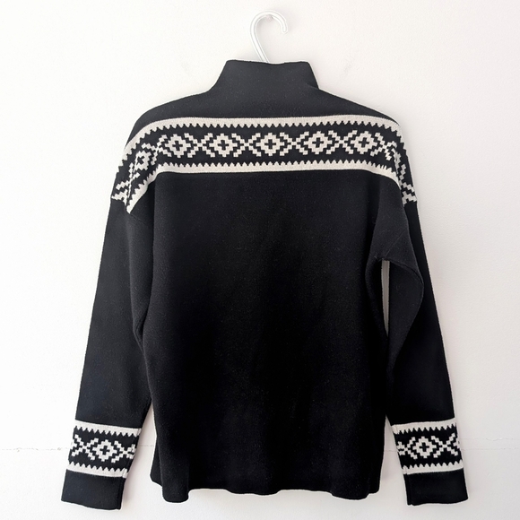 Tahari Black and White Cowl Neck Sweater - Picture 6 of 6
